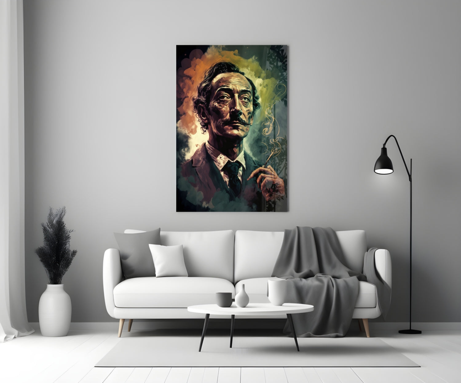 Salvador Dali Glass Wall Art  || Designer Collection.