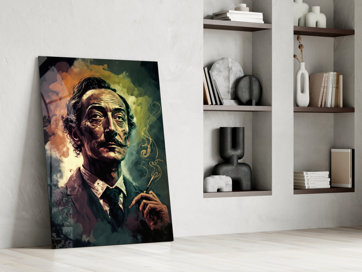 Salvador Dali Glass Wall Art  || Designer Collection.