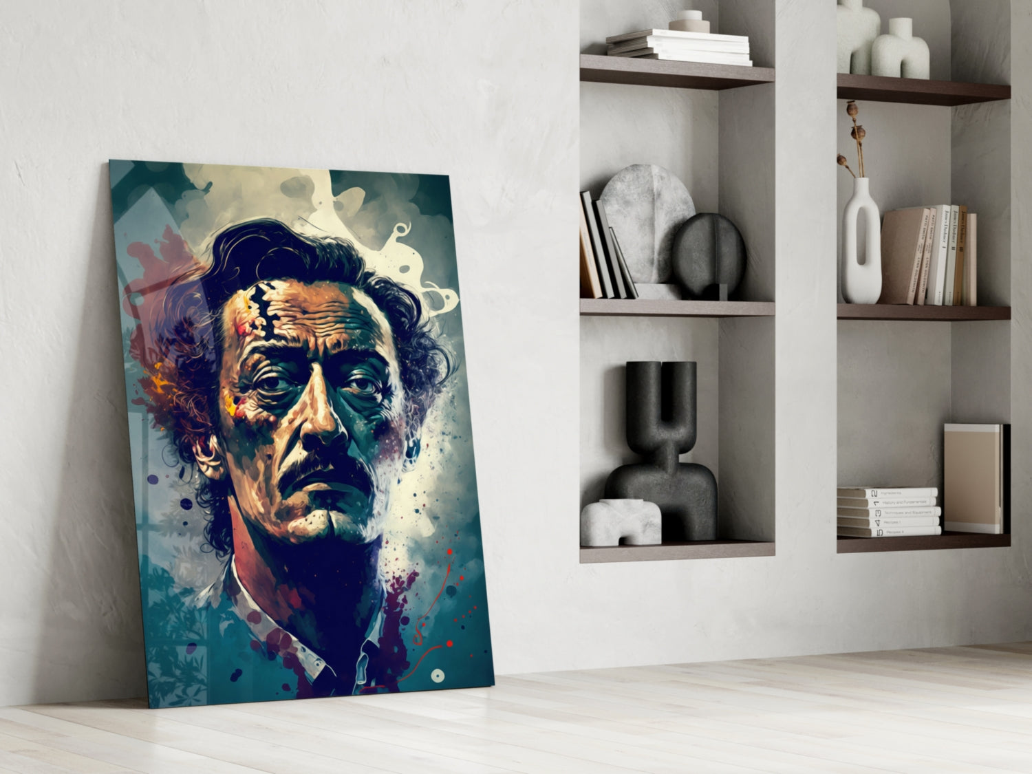 Salvador Dali Glass Wall Art  || Designer Collection.