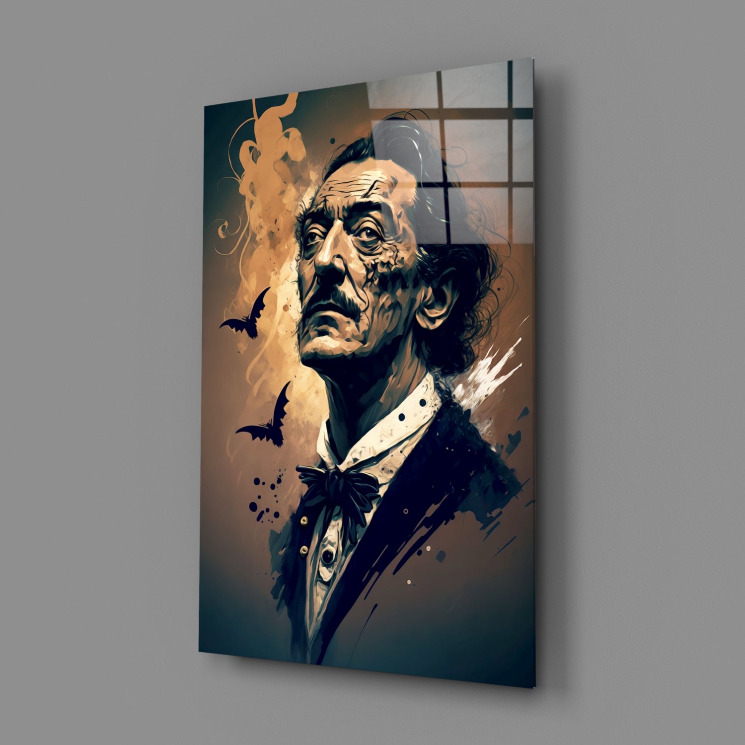 Salvador Dali Glass Wall Art  || Designer Collection.