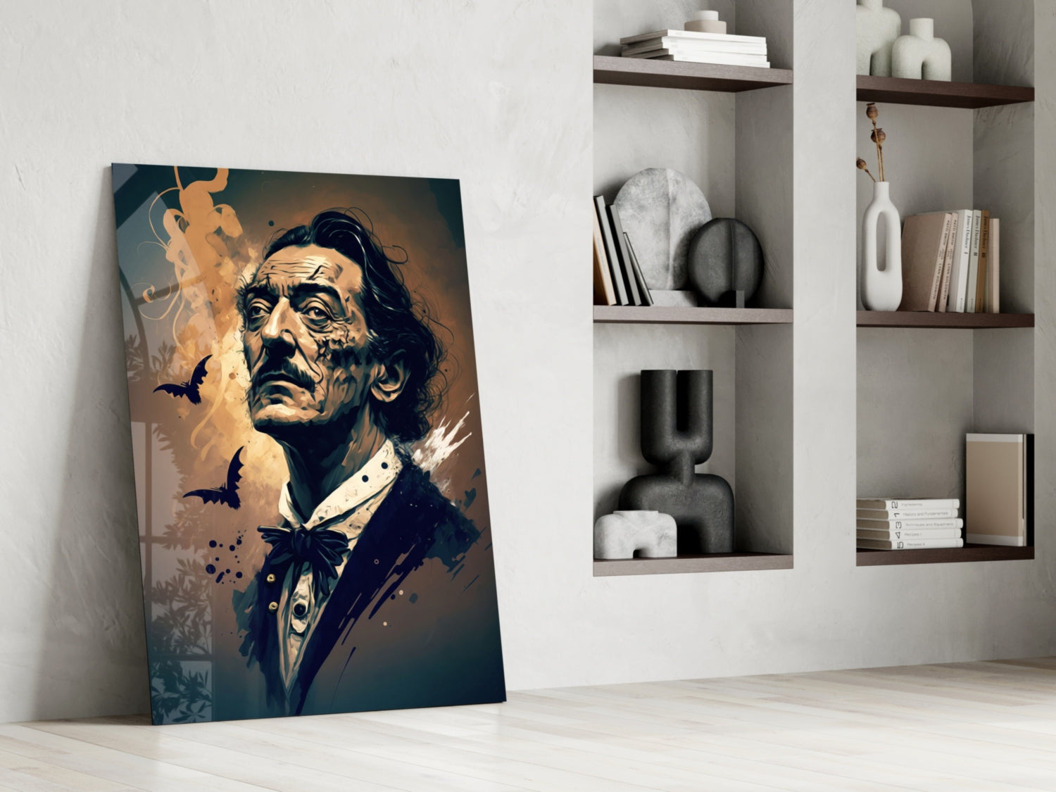 Salvador Dali Glass Wall Art  || Designer Collection.