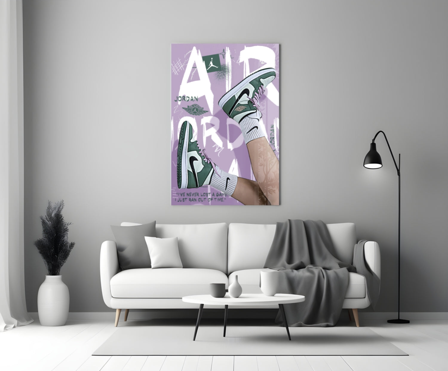 Air Jordan Glass Wall Art || Designer Collection.