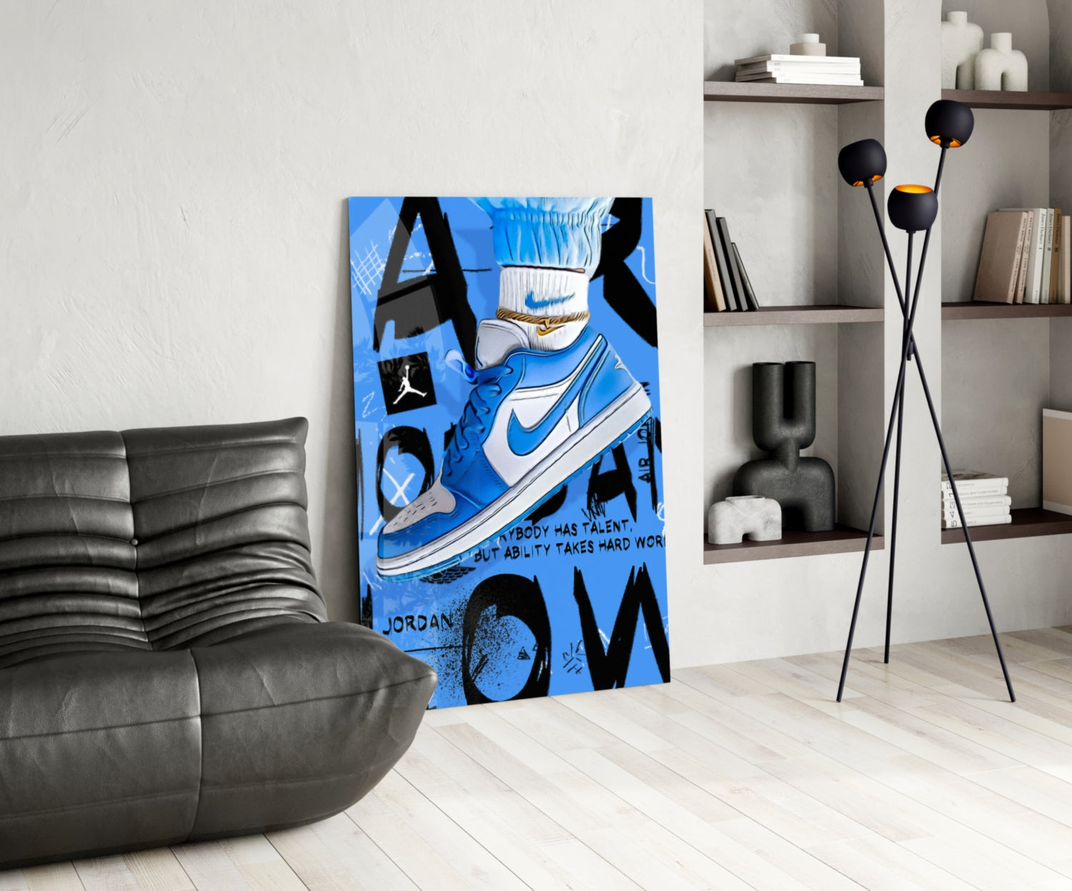 Air Jordan Glass Wall Art || Designer Collection.