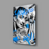 Surreal-poster panel bringing dream pulse to a contemporary study