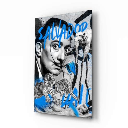 Surrealism and The Jungle Glass Wall Art || Designer Collection