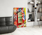 Bankroll panel adding collector heat to a workshop wall