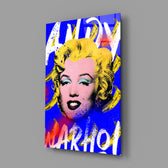 Pop-art-tribute panel bringing Factory swagger to a contemporary teen lounge