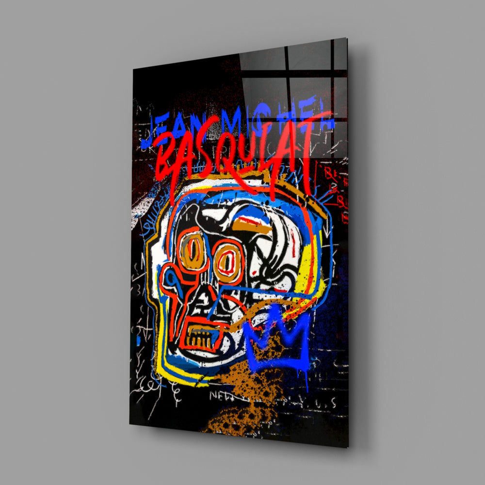 Neo-expressionist panel bringing street swagger to a contemporary teen lounge