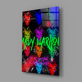 Andy Warhol and Himself Glass Wall Art || Designers Collection