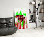 Andy Warhol and Gun Glass Wall Art || Designer Collection.
