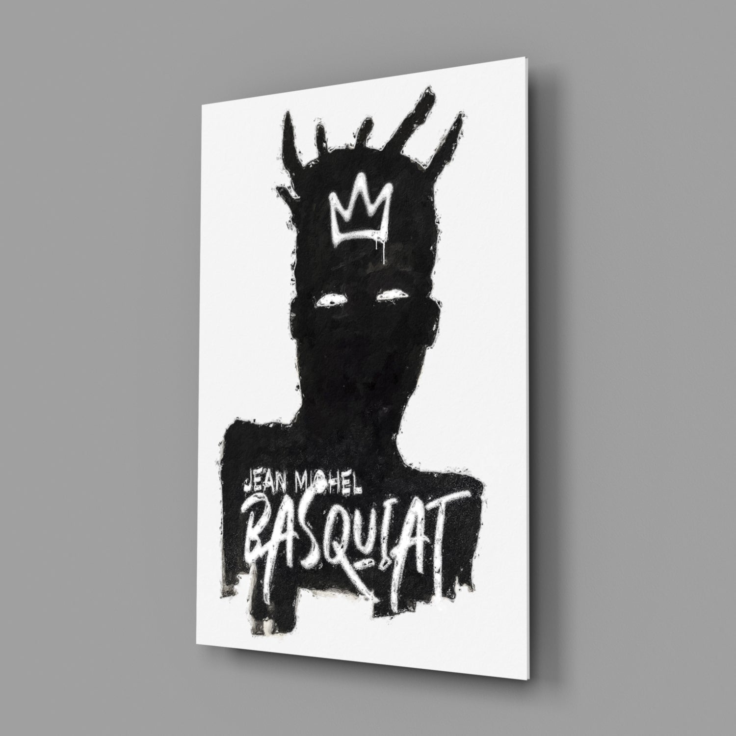 Style of Jean-Michel Basquiat Glass Wall Art || Designer Collection.
