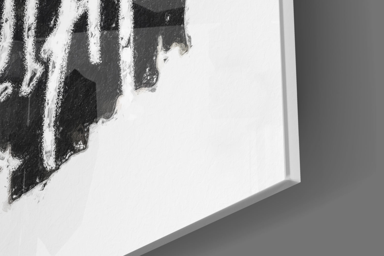 Style of Jean-Michel Basquiat Glass Wall Art || Designer Collection.