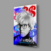 Pop-art-tribute panel bringing Factory swagger to a contemporary teen lounge