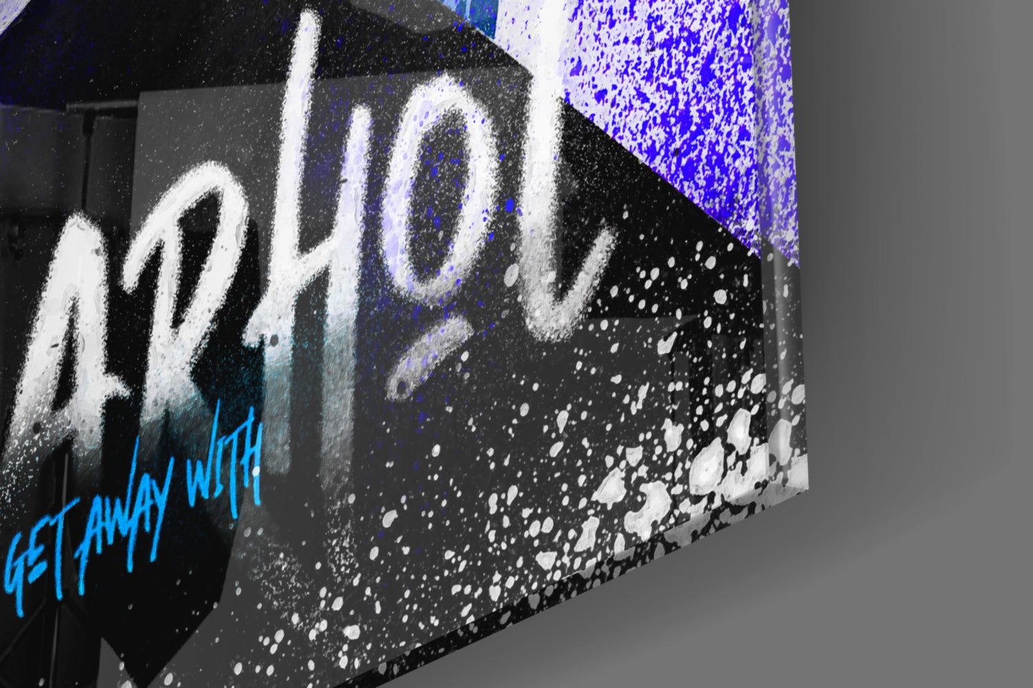 Andy Warhol Glass Wall Art || Designer Collection.