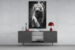 Tiger's Wrath panel catching lamp light to reveal its predatory pulse