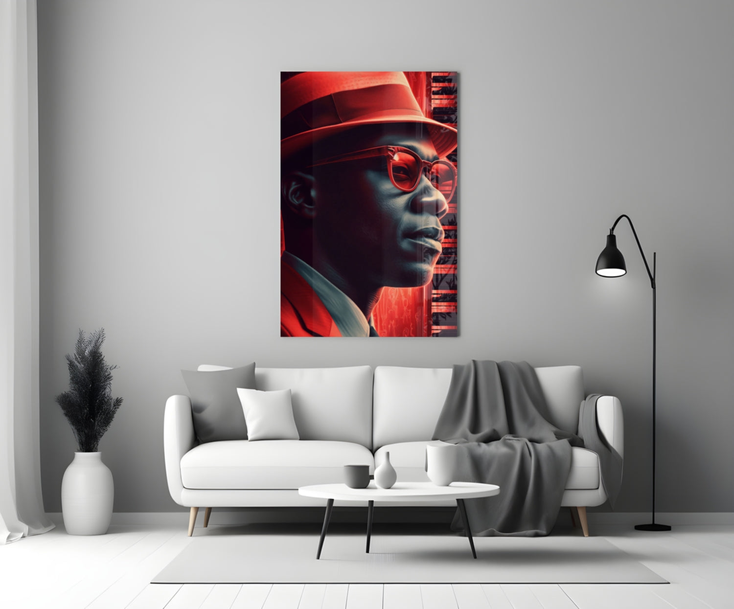 Jazz  Glass Wall Art || Designer Collection.