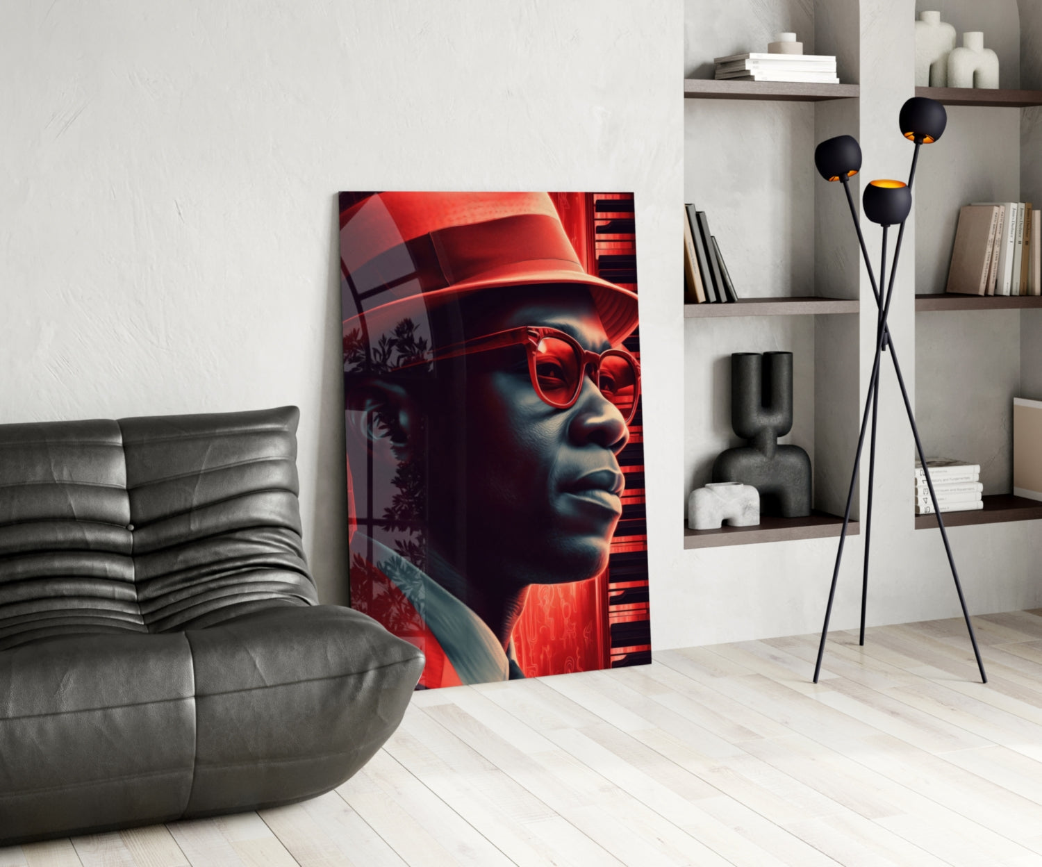 Jazz  Glass Wall Art || Designer Collection.