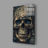 The Skull Glass Wall Art || Designer's Collection