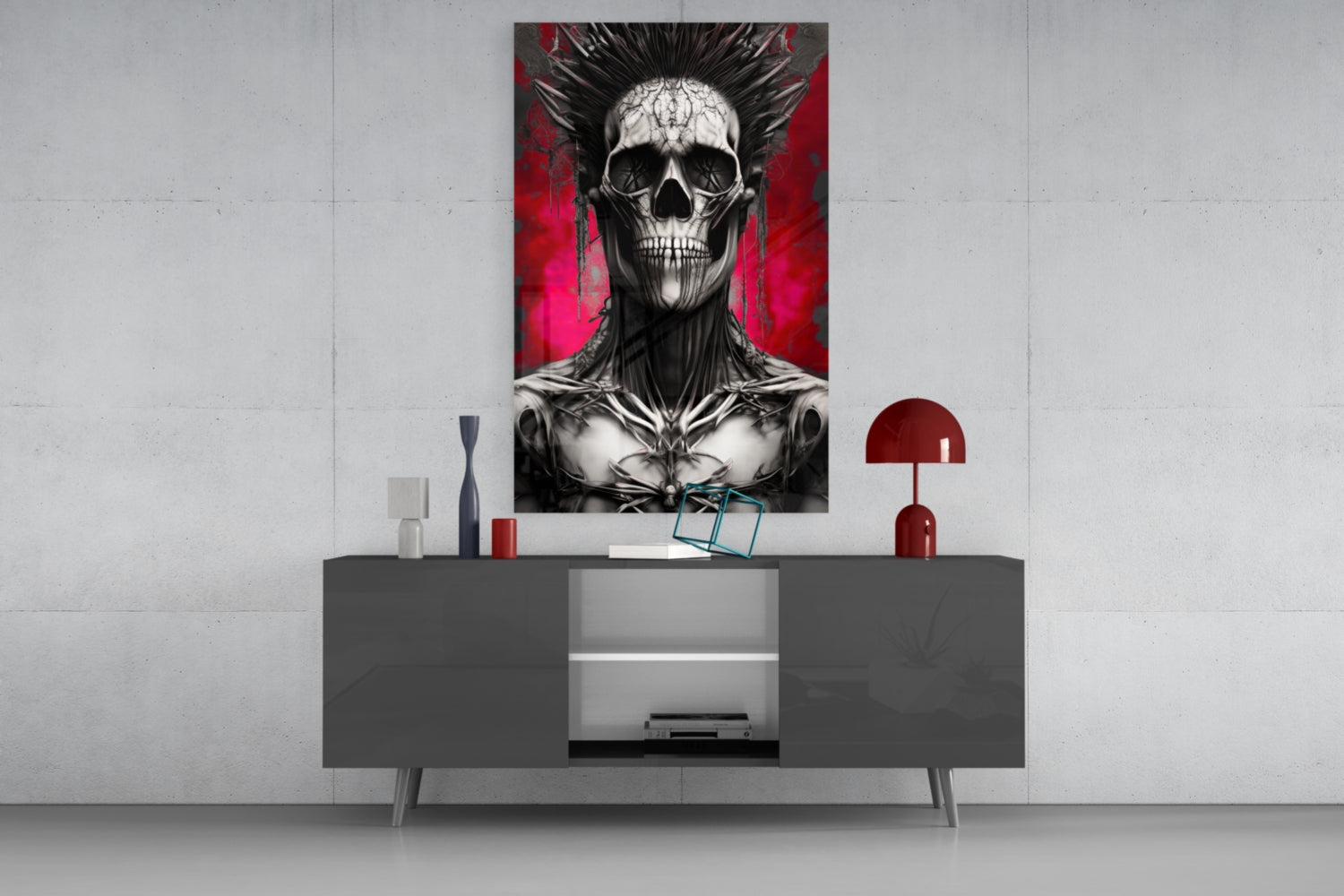 Warrior Glass Wall Art || Designer's Collection.