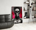 Warrior panel adding statement intensity to a hallway