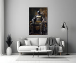 Batman in the Throne Glass Wall Art || Designer Collection.