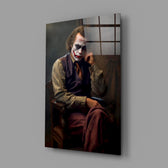 Melancholy-villain panel bringing painterly hush to a contemporary library