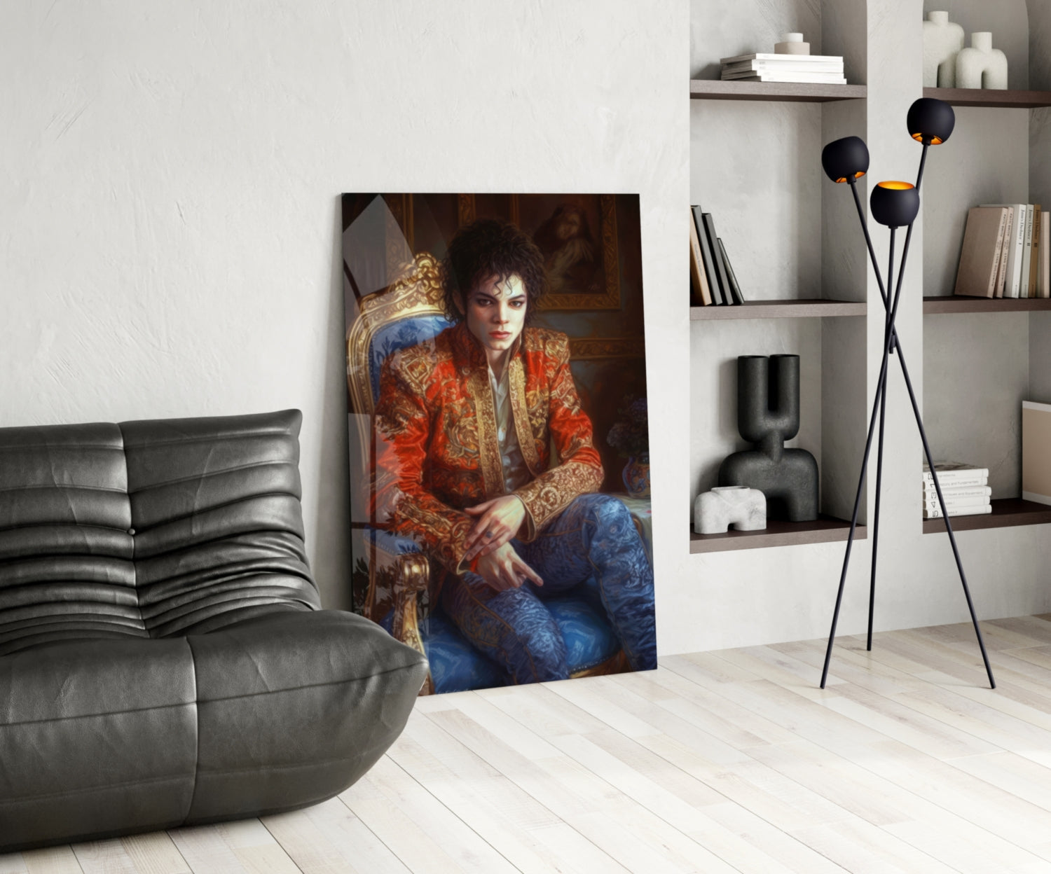 Michael Jackson  Glass Wall Art || Designer Collection.