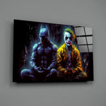 Pop-meditation panel bringing painterly stillness to a moody man cave