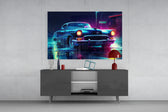 Cadillac panel catching lamp light to reveal its cinematic glow