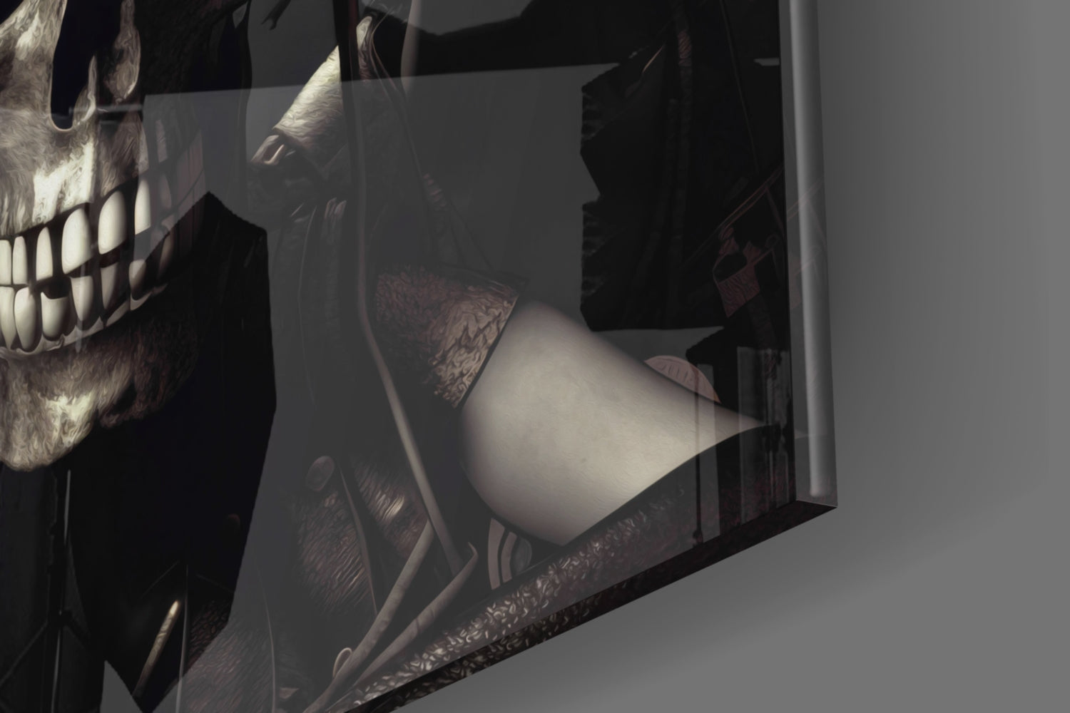 Skull Party Glass Wall Art || Designer's Collection.