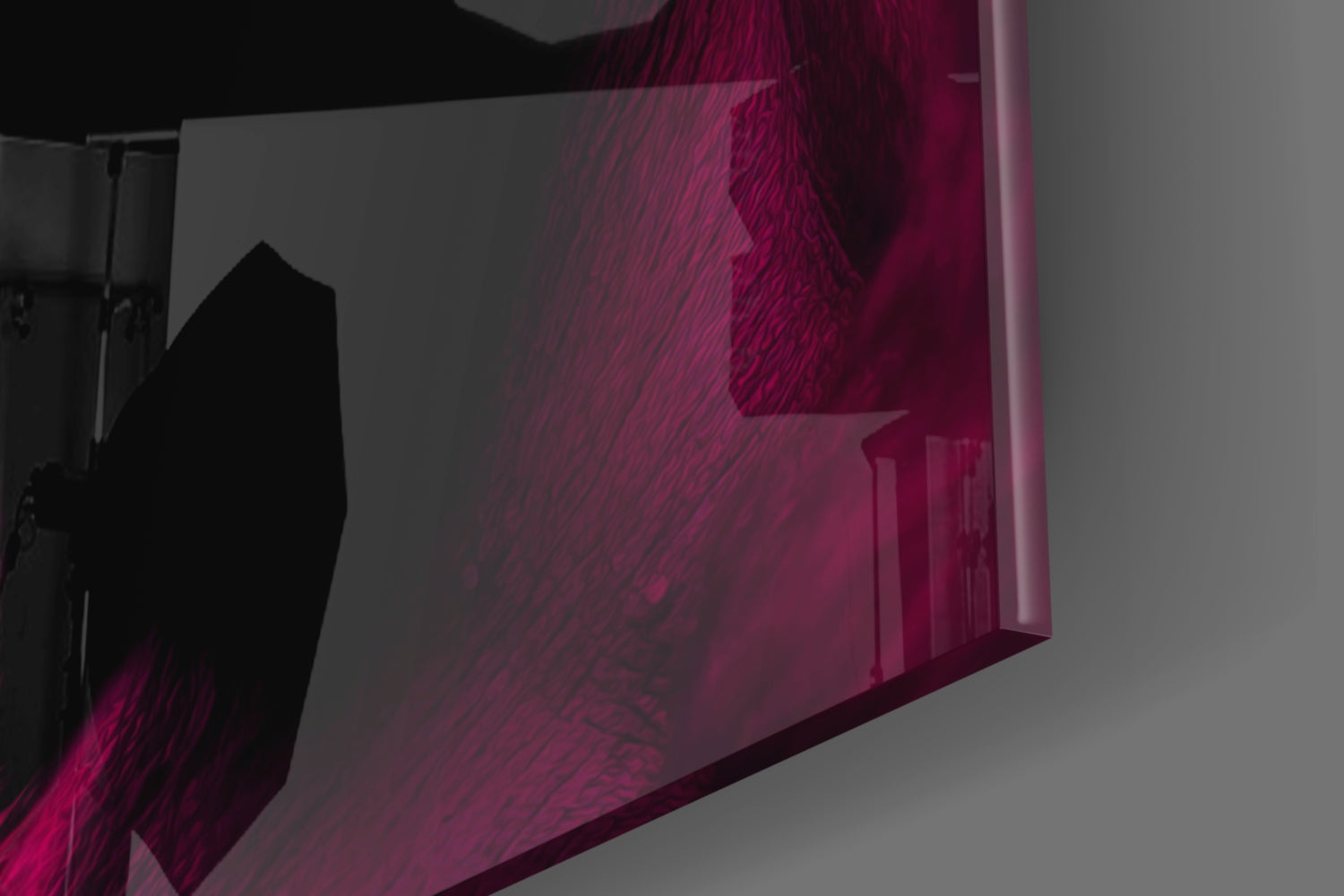 Ape the Thinker Glass Wall Art || Designer Collection.