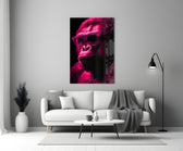 Ape the Thinker Glass Wall Art || Designer Collection.