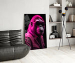 Ape the Cool panel adding editorial pulse to a hallway