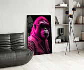 Ape the Cool panel adding editorial pulse to a hallway