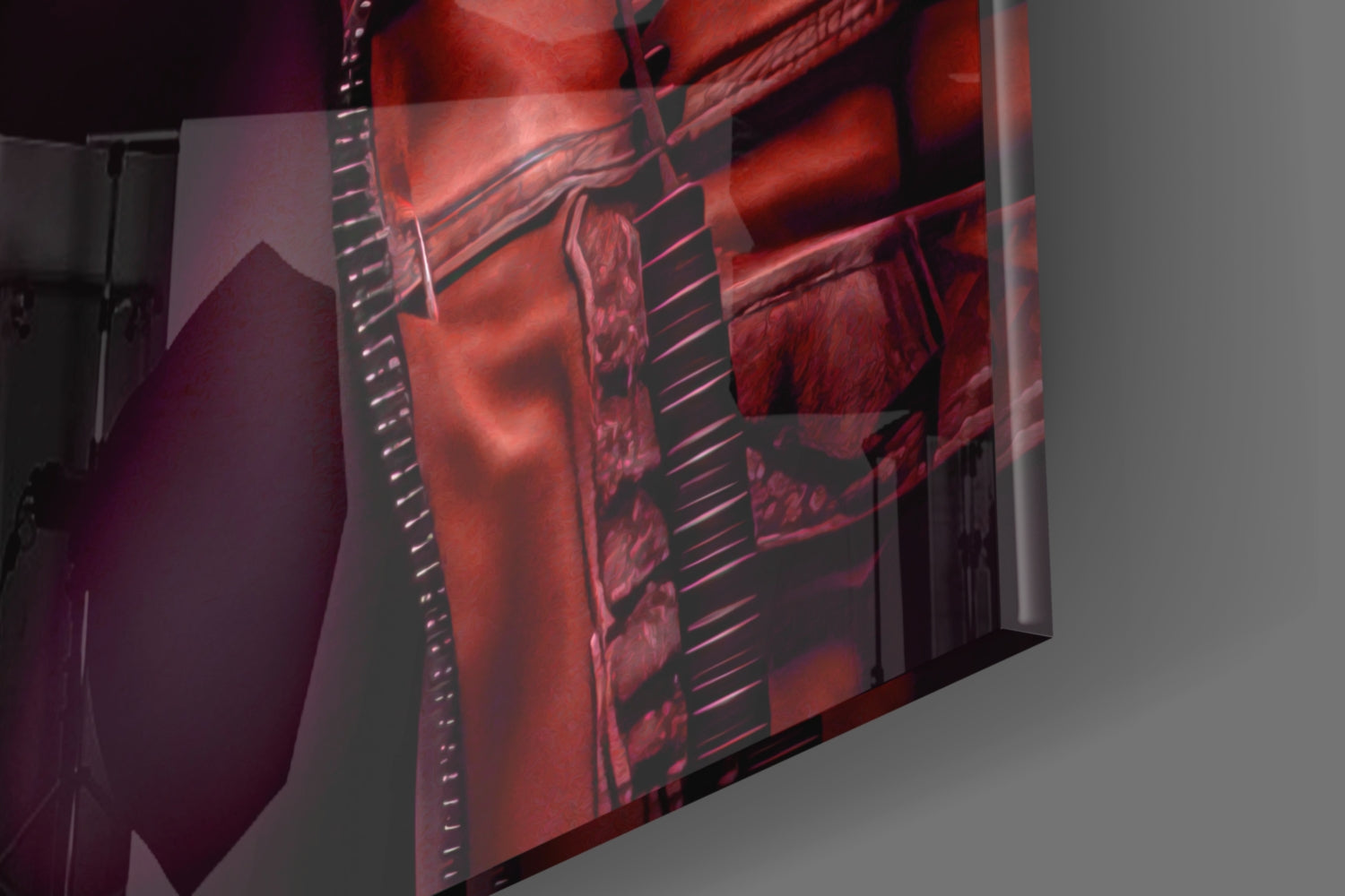 Rebellios Ape  Glass Wall Art || Designer Collection.