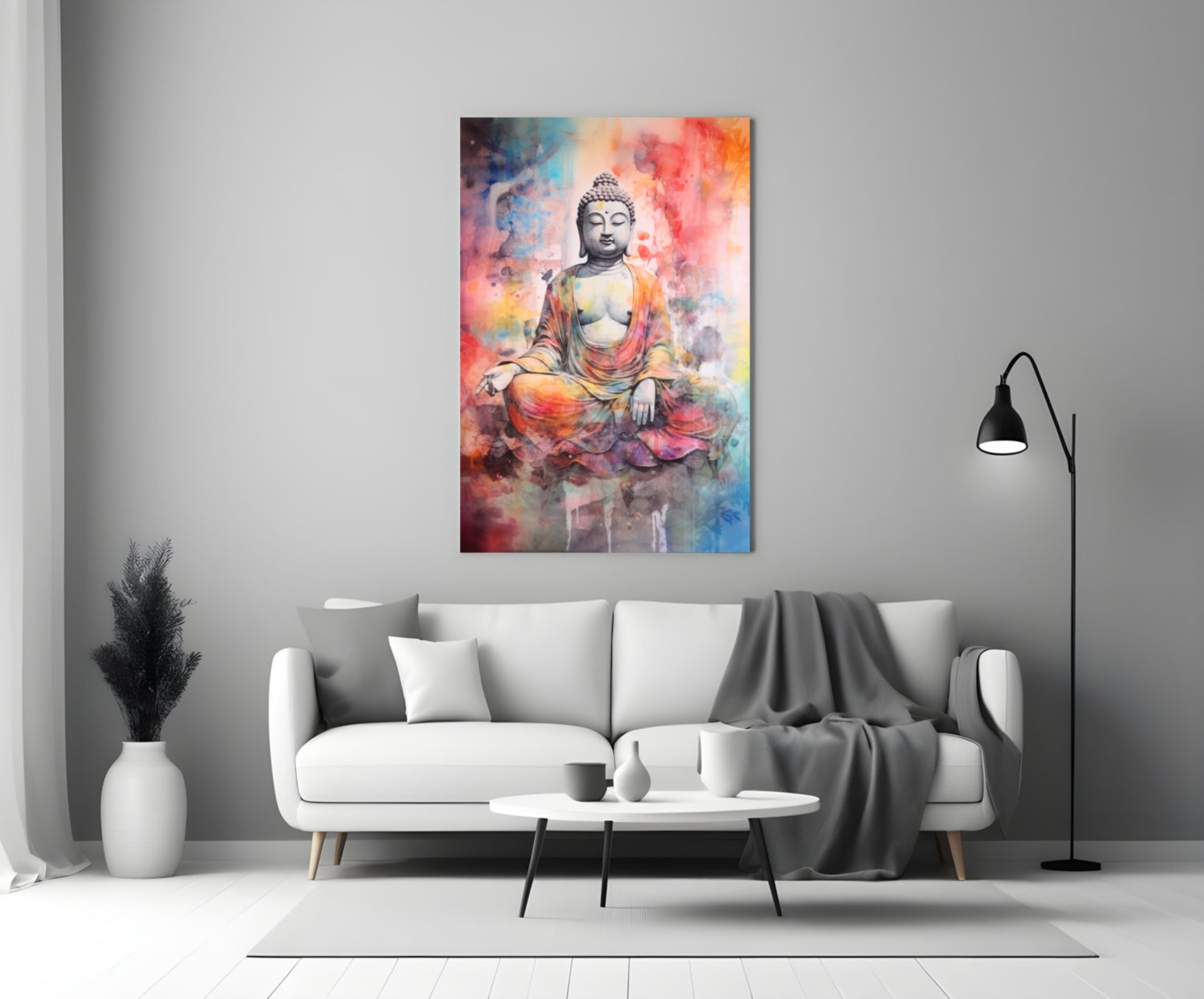 Buddha Glass Wall Art || Designer Collection.