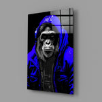 Mono-neon panel bringing cinematic glow to a contemporary media room