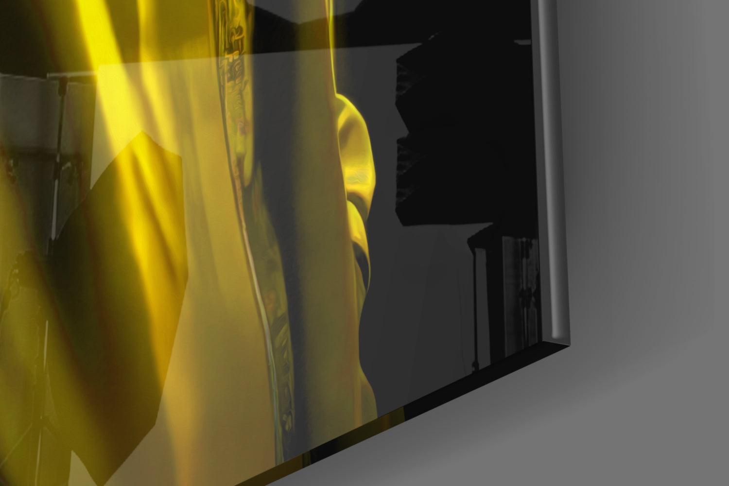 Rhino in Style Glass Wall Art || Designer Collection.