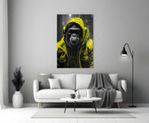Rebellios Ape close-up showing canary hood and matching headphones