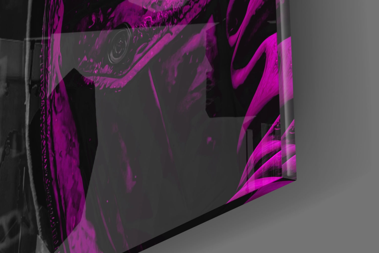 Rebellios Ape  Glass Wall Art || Designer Collection.