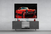 Designer's Collection panel catching lamp light to reveal its painterly glow