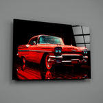 Pixel-noir-auto panel bringing painterly glow to a contemporary media room