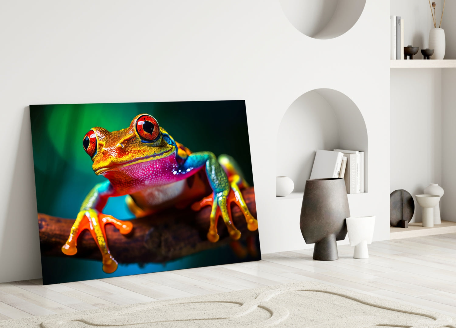 Froglet Glass Wall Art || Designer Collection.