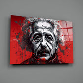 Pop-noir-portrait panel bringing painterly weight to a stately library