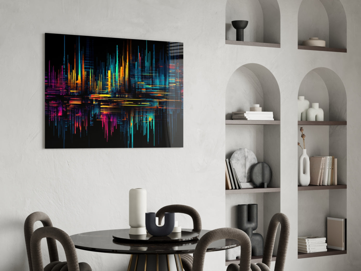 Color Stream Glass Wall Art || Designers Collection.