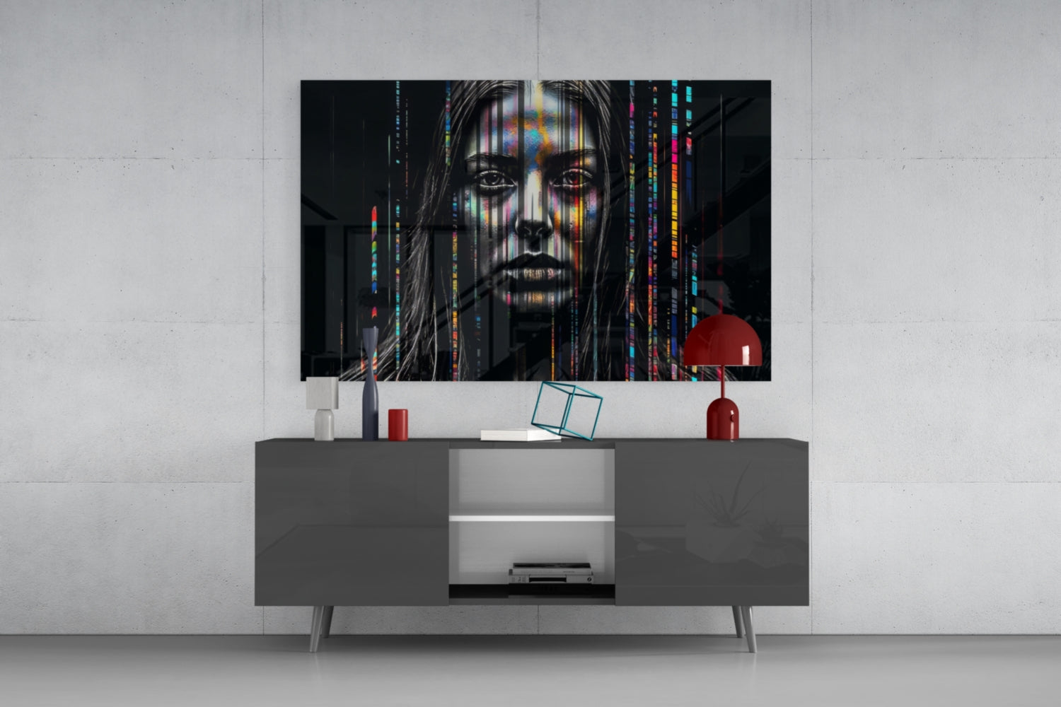 Color Stream Glass Wall Art || Designers Collection.