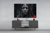 Color Stream panel catching lamp light to reveal its cinematic glow