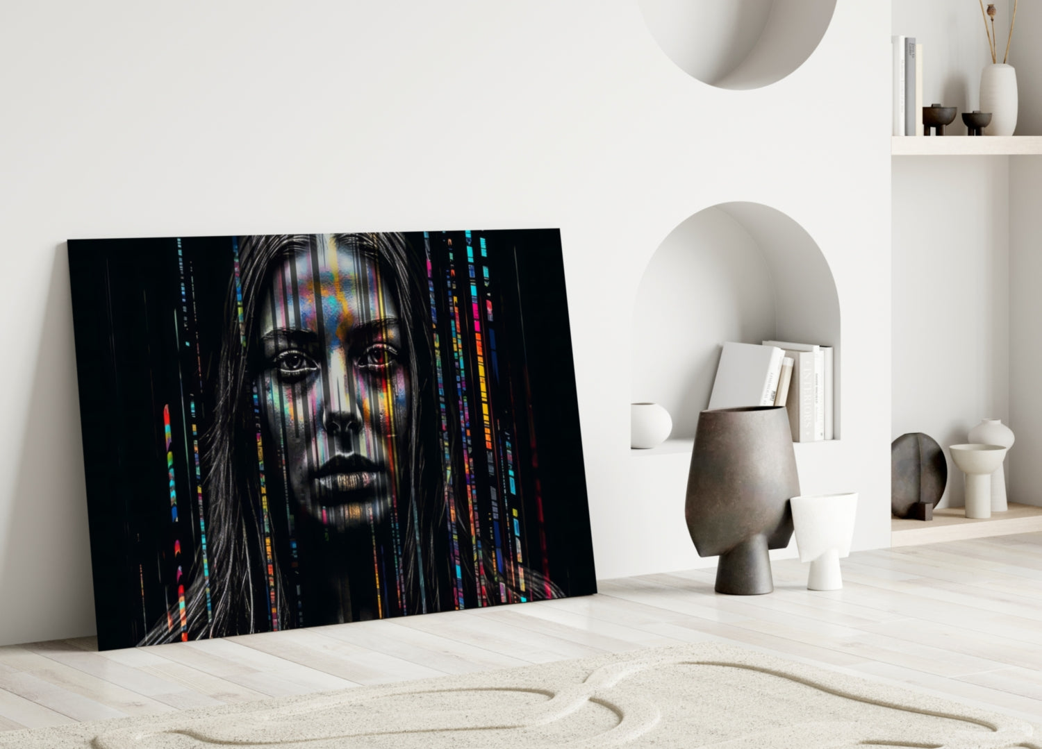 Color Stream Glass Wall Art || Designers Collection.