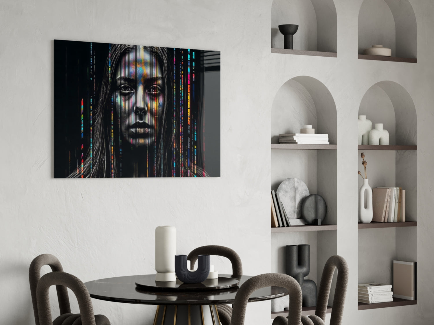 Color Stream Glass Wall Art || Designers Collection.