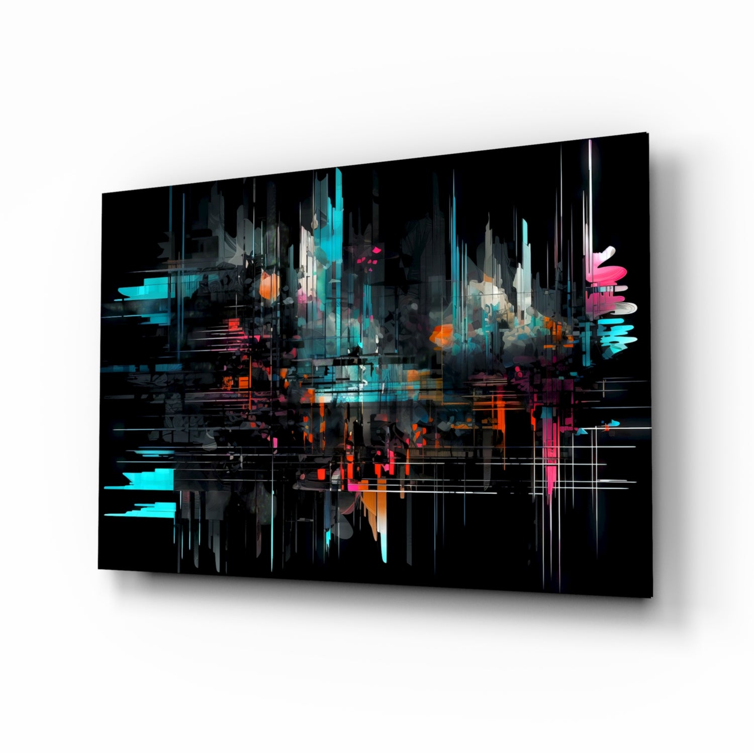 Color Sticks Glass Wall Art || Designers Collection